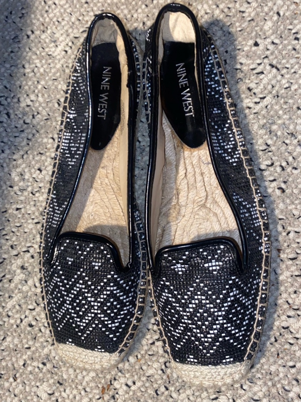 (NWOB!) NINE WEST- Woven Straw Espadrilles